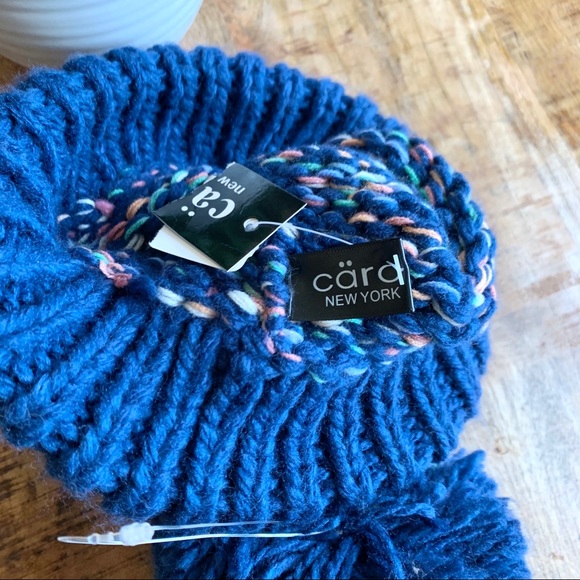 CARA New York Pom Pom Knitted Beanie - Picture 5 of 5